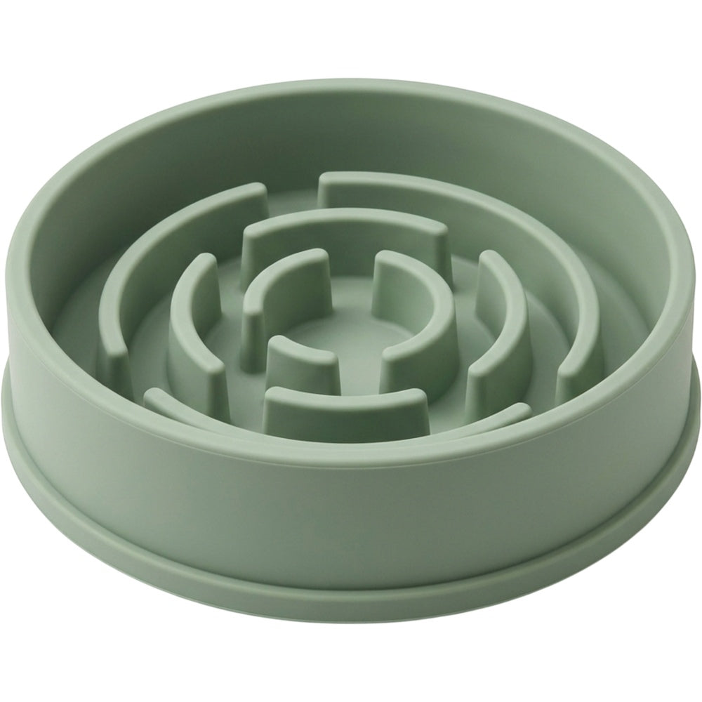 Gridn Silicone Slow Feeder Bowl 18 cm Sage - Product view